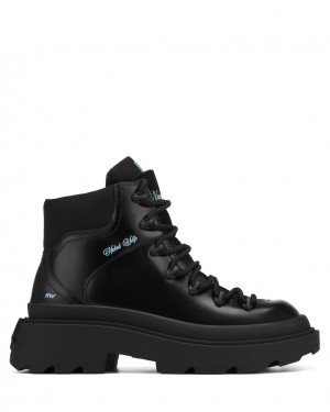 Men's Naked Wolfe Apex Box Boots Black Australia | Q2J-1514