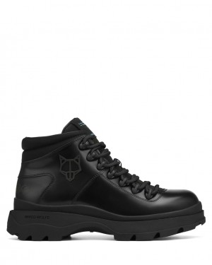 Men's Naked Wolfe Aspire Box Boots Black Australia | P4N-5381