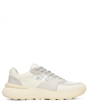 Men's Naked Wolfe Dart Trainers White Australia | K1L-3213