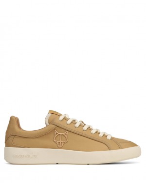 Men's Naked Wolfe Portofino Trainers Beige Australia | B6I-7196