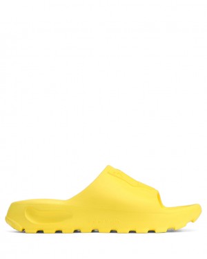 Men's Naked Wolfe Tommy Slides Yellow Australia | Q9R-0802