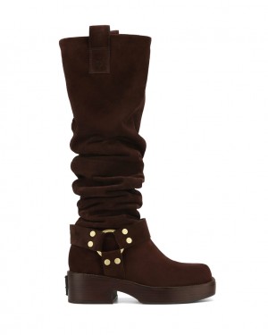 Women's Naked Wolfe Crook Boots Brown Australia | K6U-2651