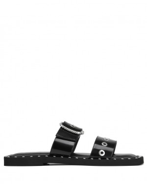 Women's Naked Wolfe Daisy Box Sandals Black Australia | S5A-5327