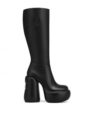 Women's Naked Wolfe Wanted Boots Black Australia | E2A-1394