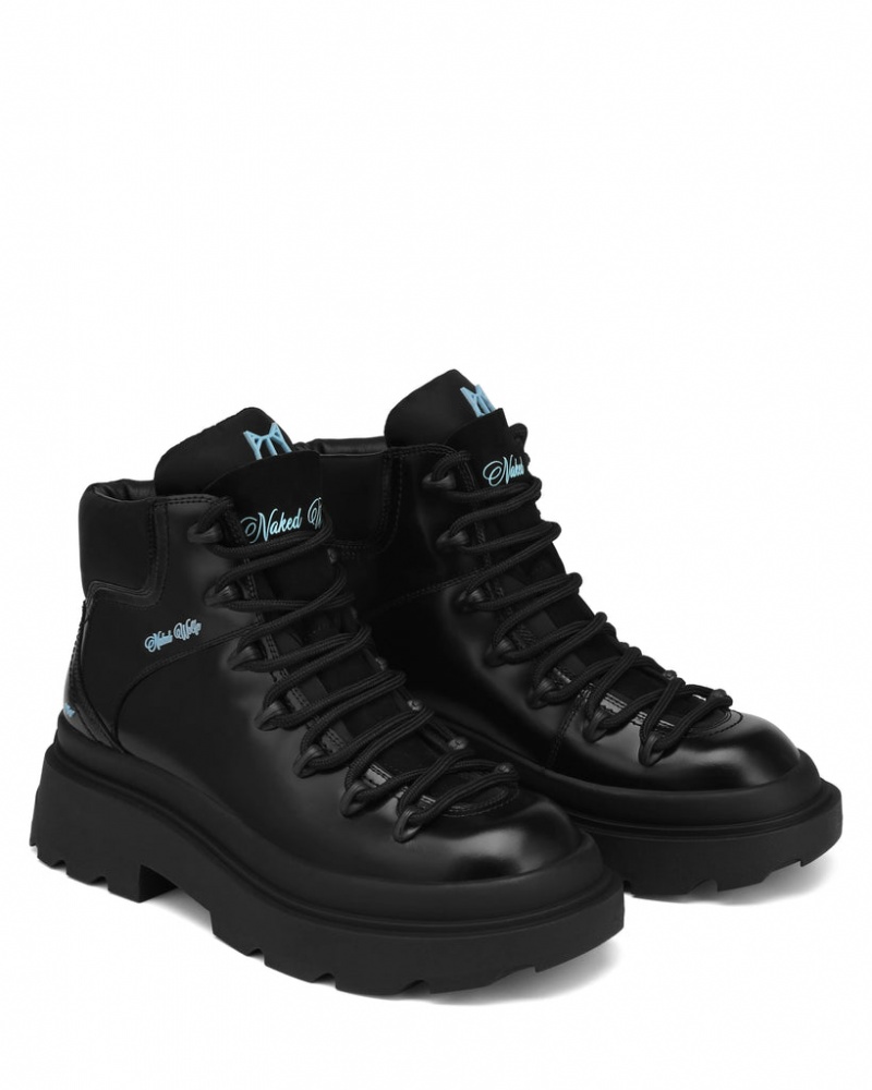 Men's Naked Wolfe Apex Box Boots Black Australia | Q2J-1514