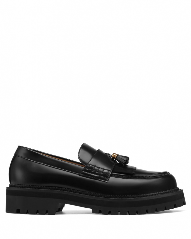 Men\'s Naked Wolfe Banter Box Loafers Black Australia | C9C-6209