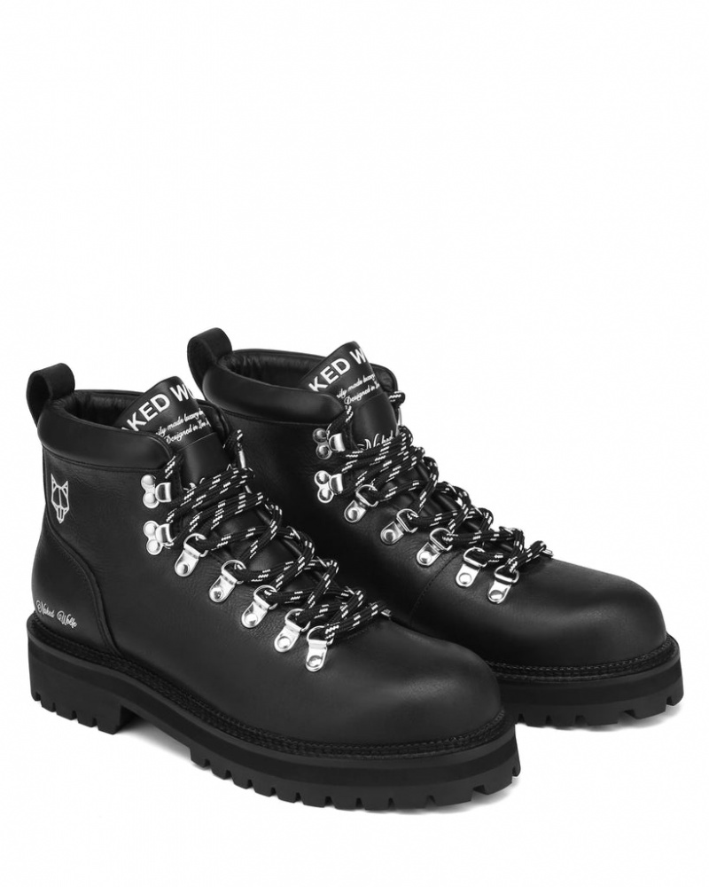 Men's Naked Wolfe Bear Boots Black Australia | Y3D-9456