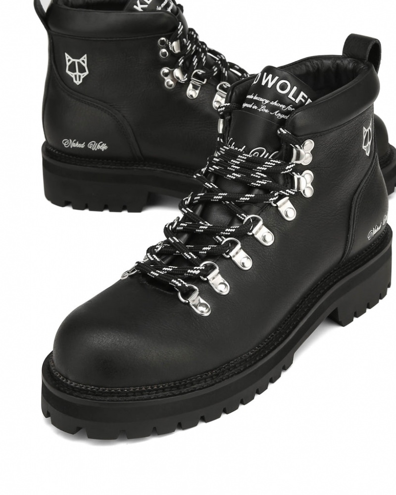 Men's Naked Wolfe Bear Boots Black Australia | Y3D-9456