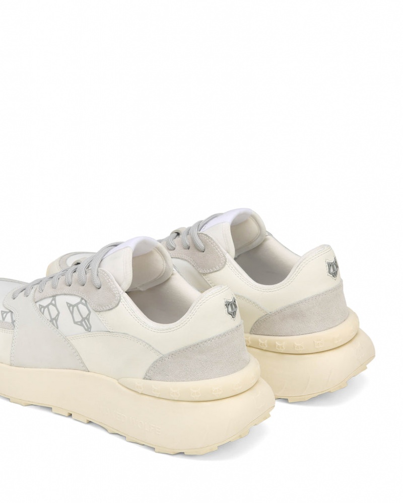 Men's Naked Wolfe Dart Trainers White Australia | K1L-3213