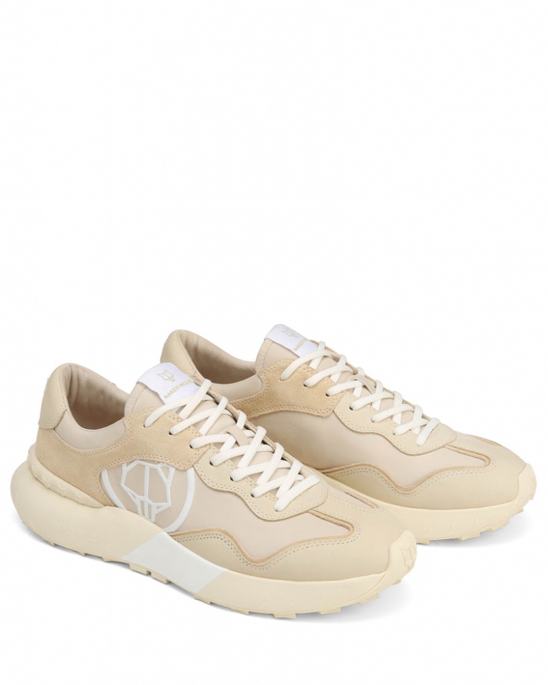 Men's Naked Wolfe Drought Trainers White Australia | Z1Y-2193