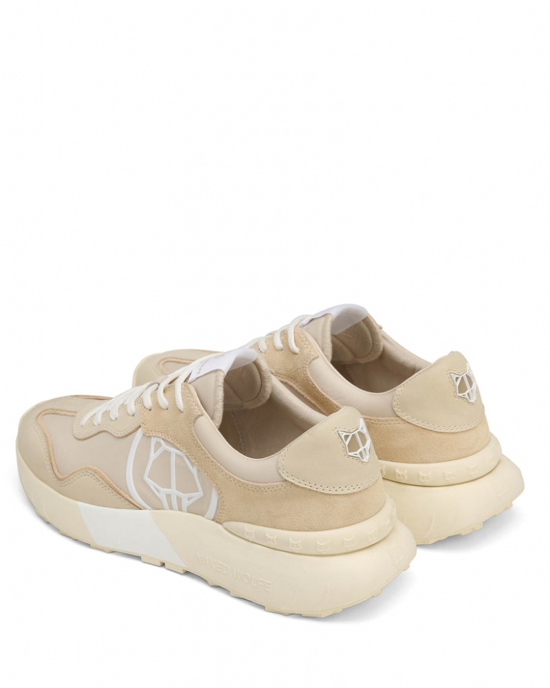 Men's Naked Wolfe Drought Trainers White Australia | Z1Y-2193