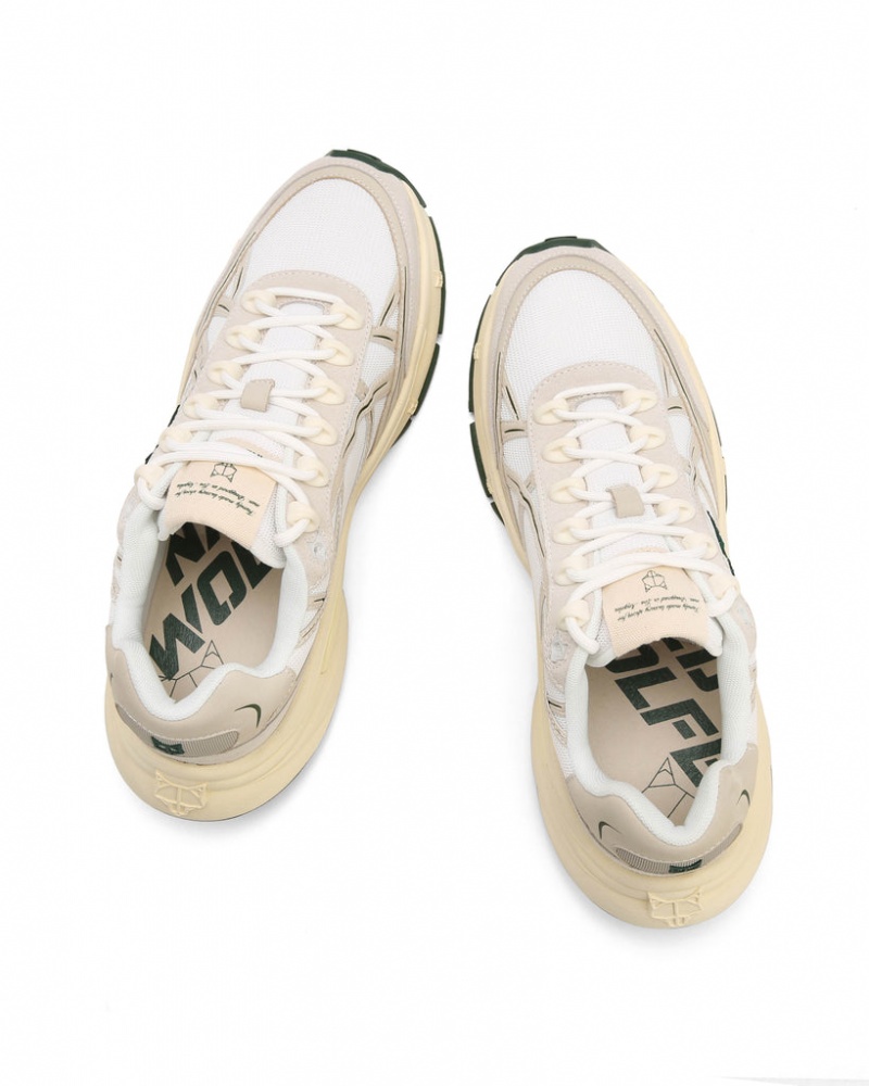 Men's Naked Wolfe Fever Trainers White Australia | N6X-2740