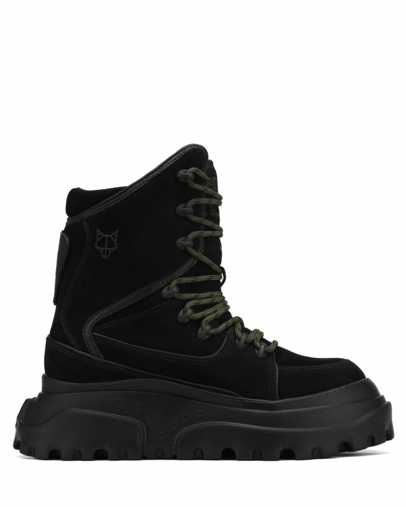 Men's Naked Wolfe Kit Boots Black Australia | U4J-9726