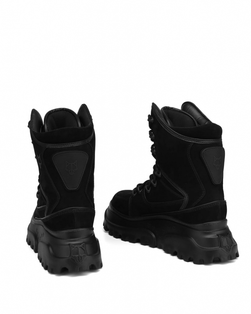 Men's Naked Wolfe Kit Boots Black Australia | U4J-9726