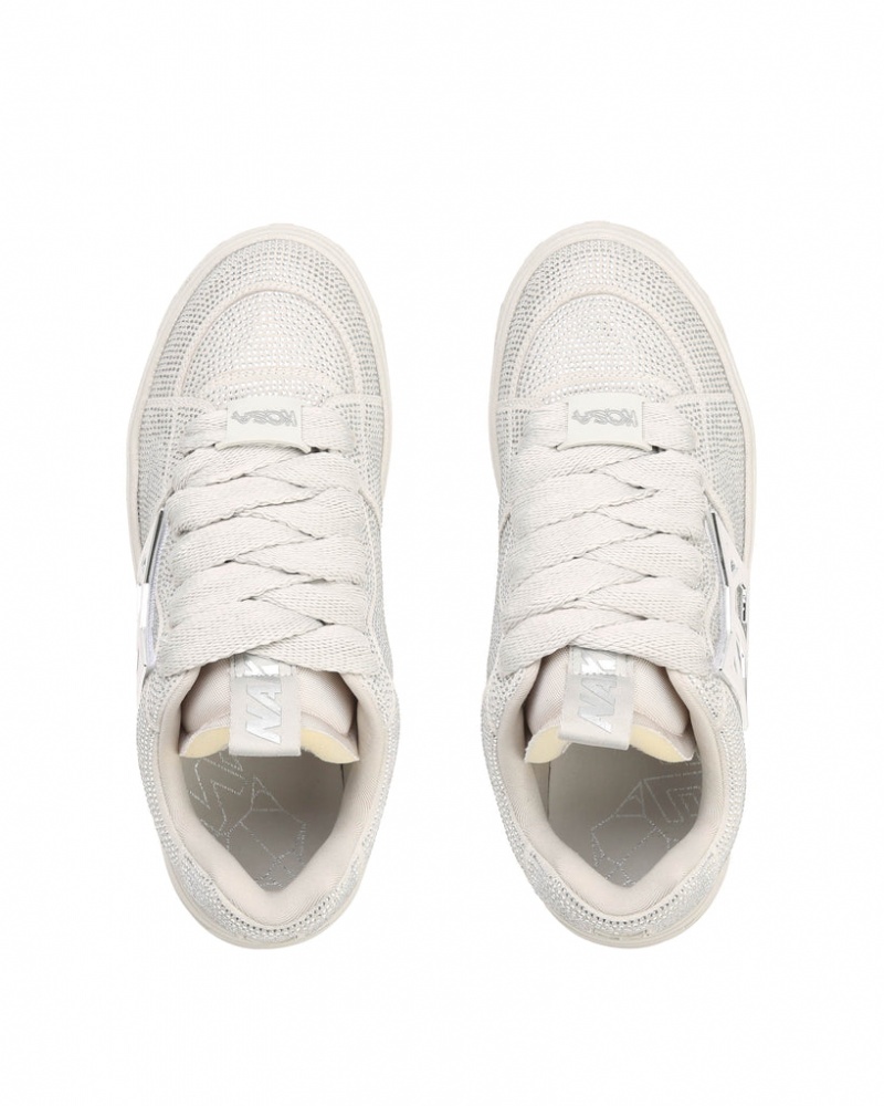 Men's Naked Wolfe Kosa Diamond Trainers White Australia | N1J-1446