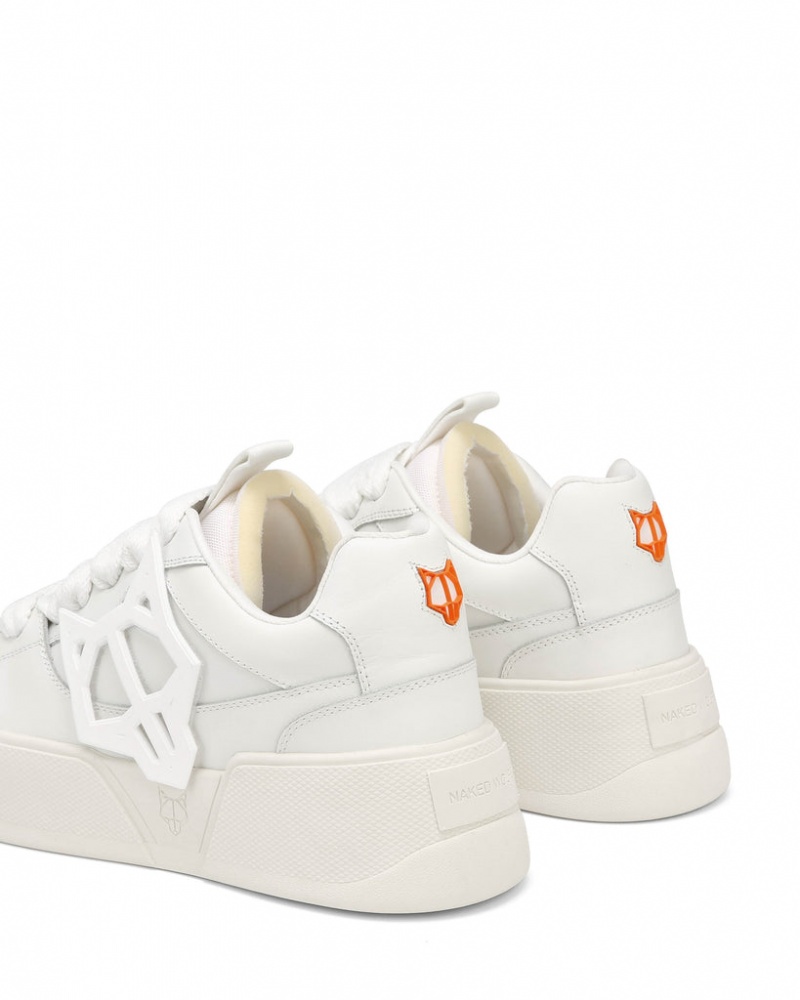 Men's Naked Wolfe Kosa Trainers White Australia | O4A-5676