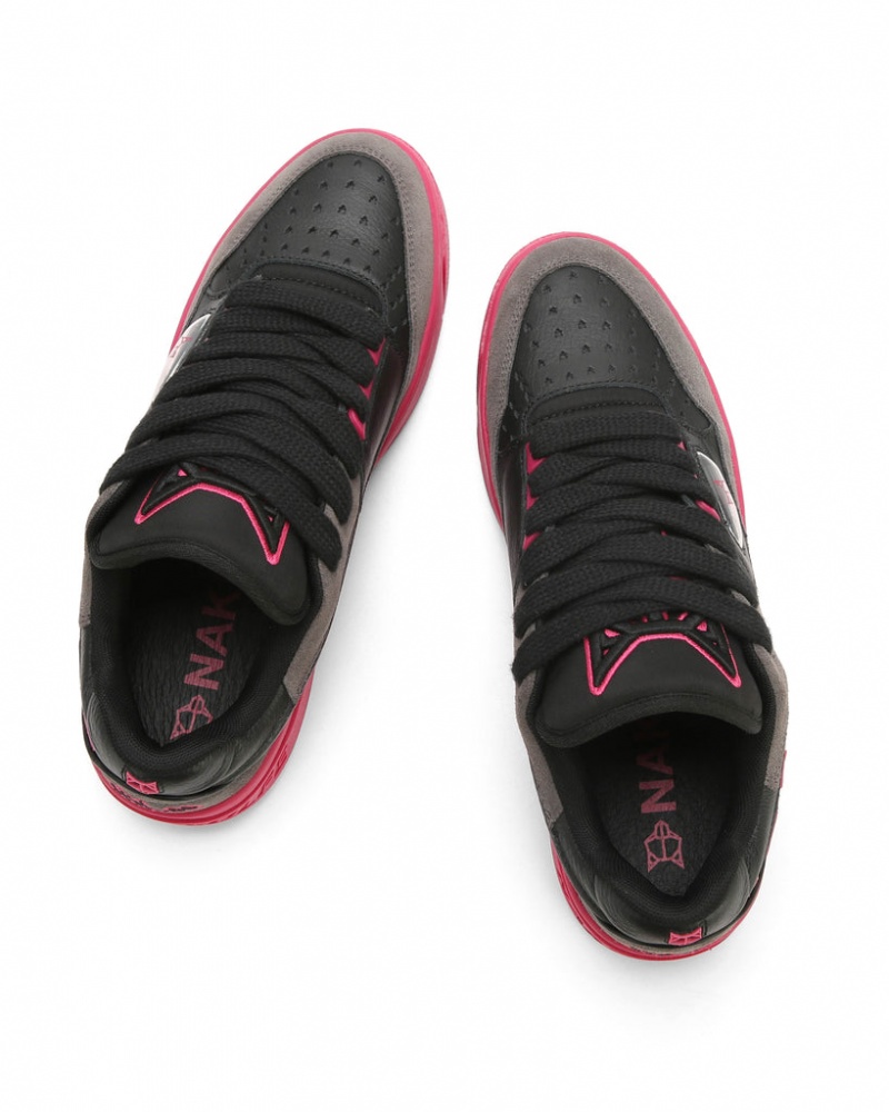 Men's Naked Wolfe NW-00 Combo Trainers Black / Pink Australia | F4D-3000