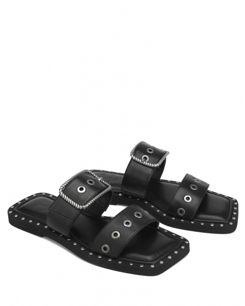 Women's Naked Wolfe Daisy Sandals Black Australia | U5B-7487