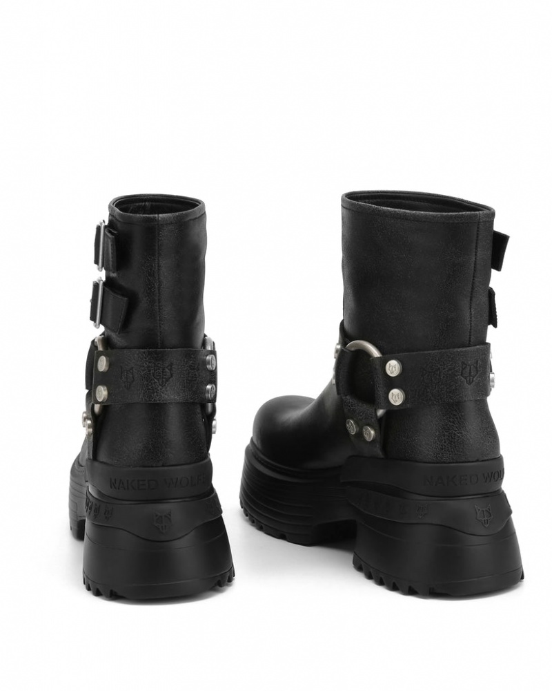 Women's Naked Wolfe Eclipse Boots Black Australia | Q3F-3959