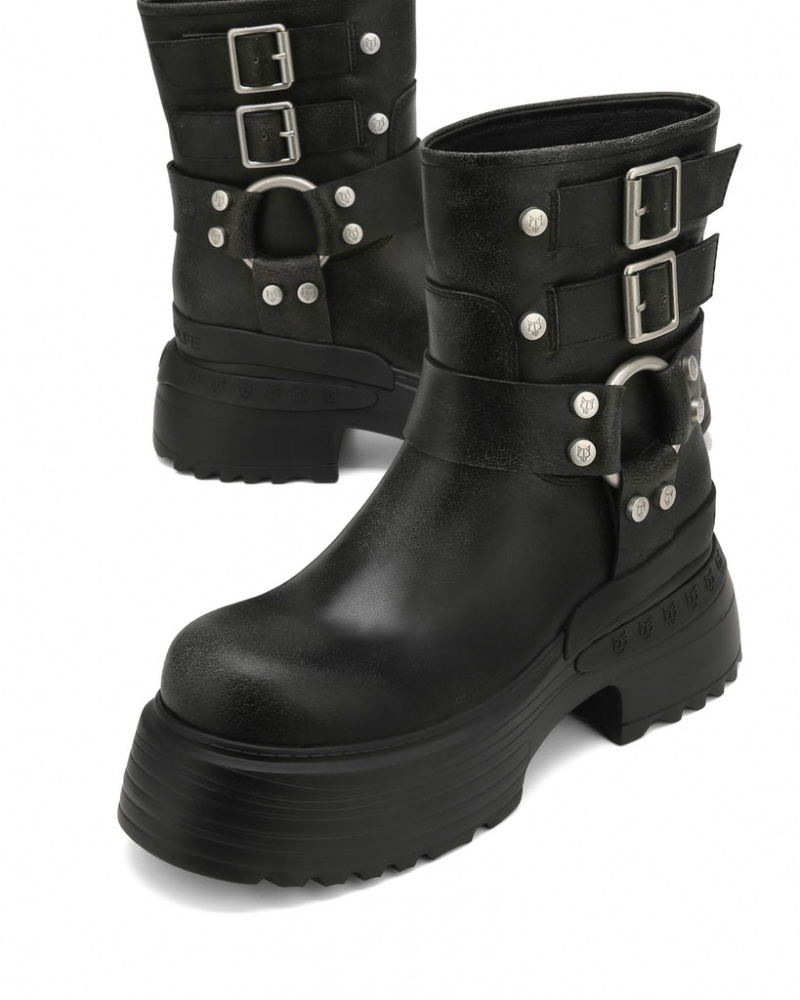 Women's Naked Wolfe Eclipse Boots Black Australia | Q3F-3959