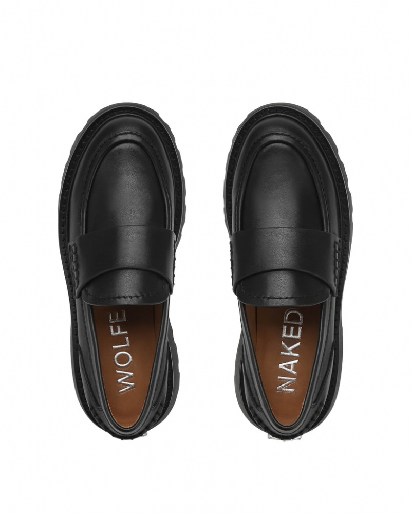 Women's Naked Wolfe Flawless Loafers Black Australia | P8E-2336