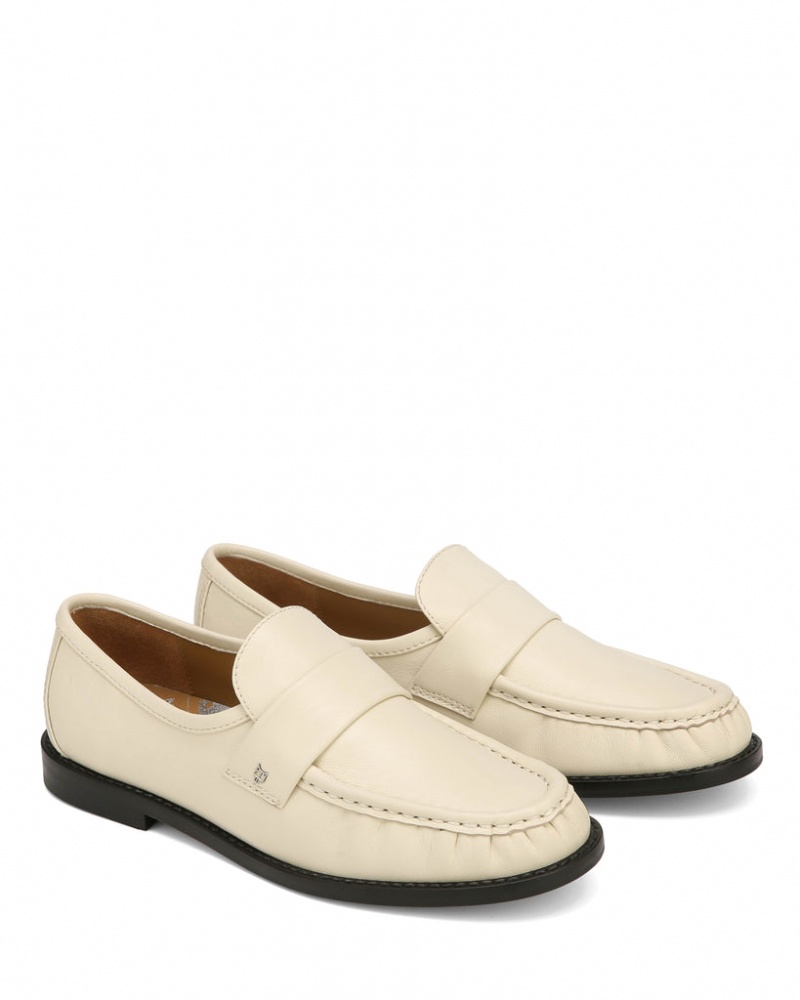 Women's Naked Wolfe Goldie Sheep Loafers White Australia | K1F-6942