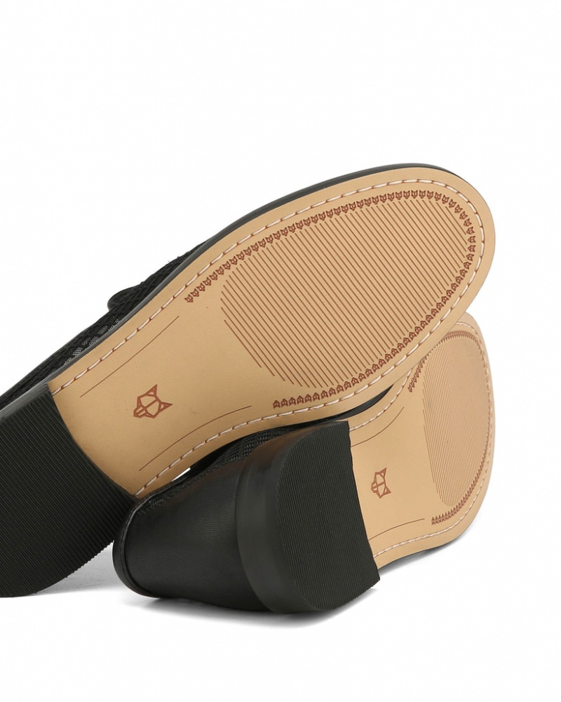 Women's Naked Wolfe Lana Loafers Black Australia | M3H-7105