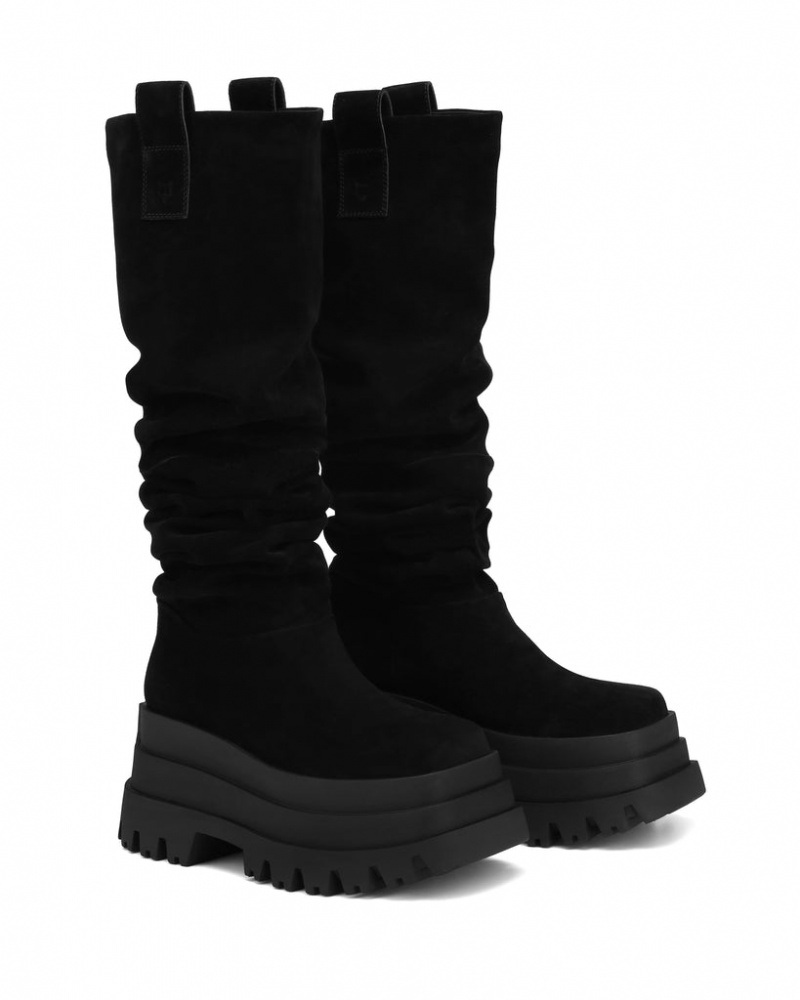 Women's Naked Wolfe Simba Boots Black Australia | W7V-4623