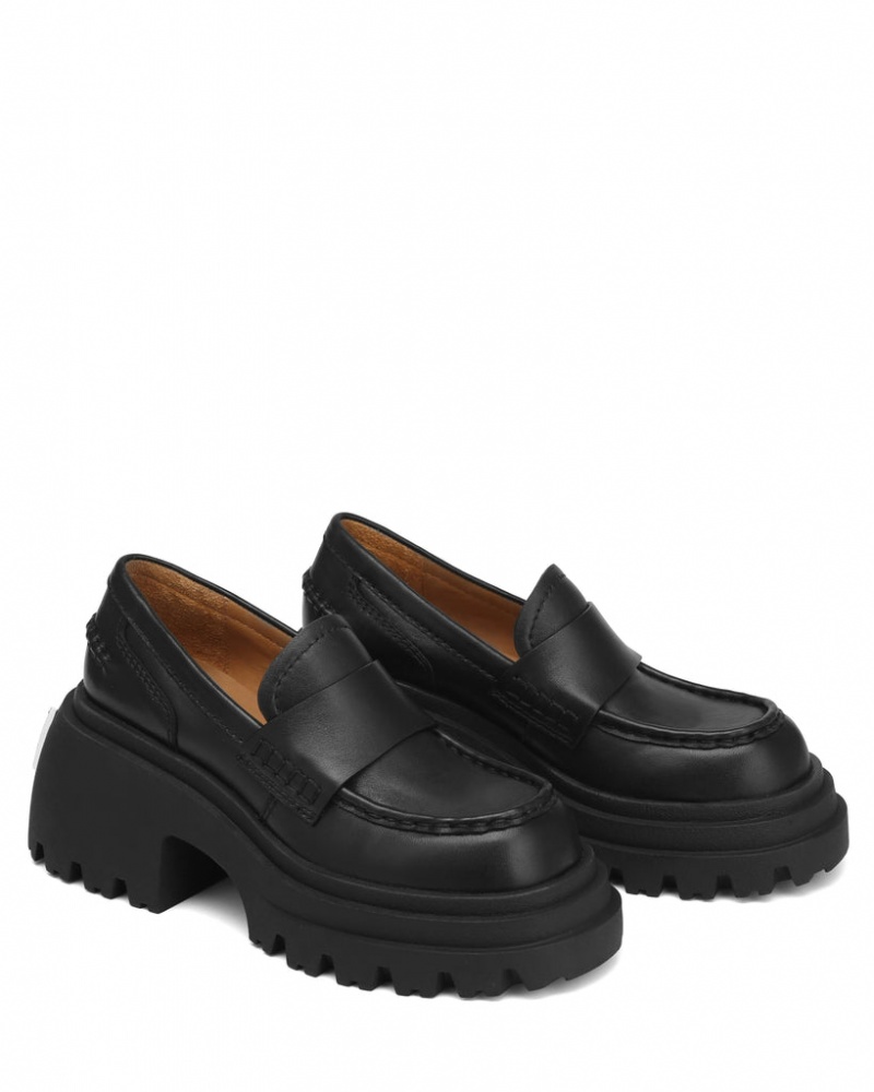 Women's Naked Wolfe Swish Loafers Black Australia | I8N-8434